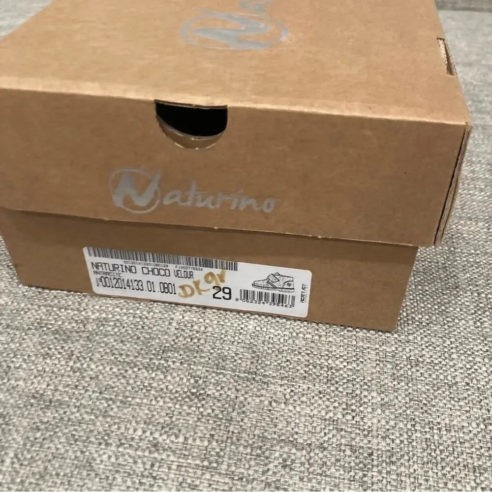 Naturino size 29 (similar to US size 12) suede shoes overall VGUC includes box